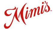 A red logo of mimi